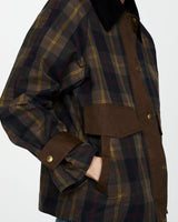 Geruite rechte snitjas voor dames 4