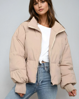 Gewatteerde pufferjas voor dames 1