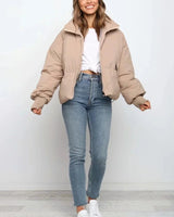 Gewatteerde pufferjas voor dames 3