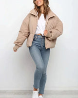 Gewatteerde pufferjas voor dames 4