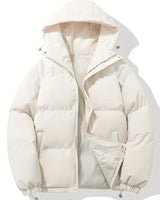 Gewatteerde winterjas met capuchon voor dames 10