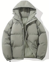 Gewatteerde winterjas met capuchon voor dames 11