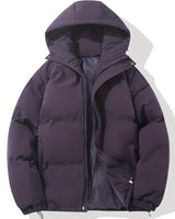 Gewatteerde winterjas met capuchon voor dames 12