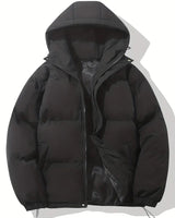 Gewatteerde winterjas met capuchon voor dames 13