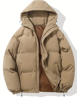 Gewatteerde winterjas met capuchon voor dames 15