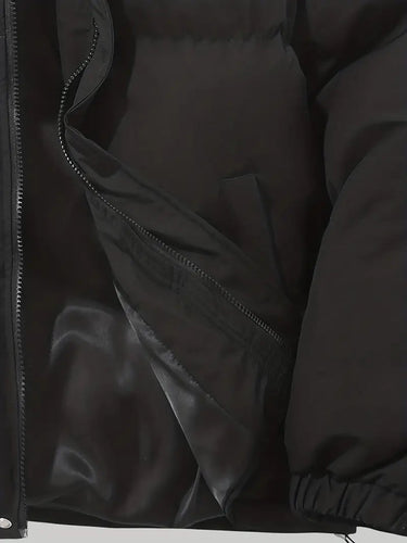 Gewatteerde winterjas met capuchon voor dames 8