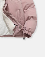 Gewatteerde winterjas voor dames met fleecevoering 8