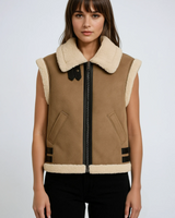 Hamptons Shearling-vest voor dames 0