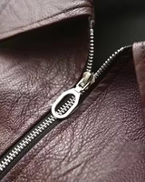 Klassiek imitatieleren damesjack 5