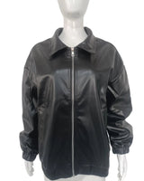 Klassiek imitatieleren damesjack 6