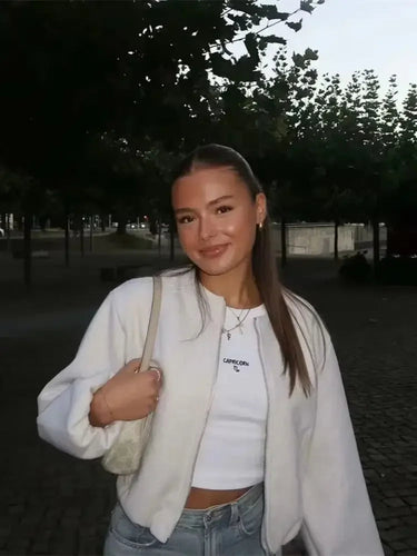 Lichtgewicht bomberjack voor dames 2