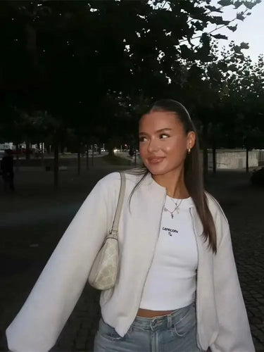 Lichtgewicht bomberjack voor dames 4