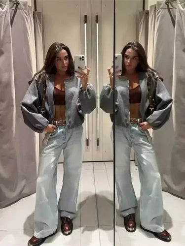 Lichtgewicht bomberjack voor dames 5