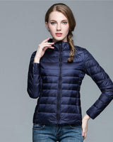 Lichtgewicht waterdichte donsjas voor dames 2