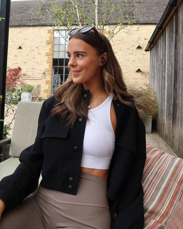 Maven Cropped Bomberjack voor dames 6