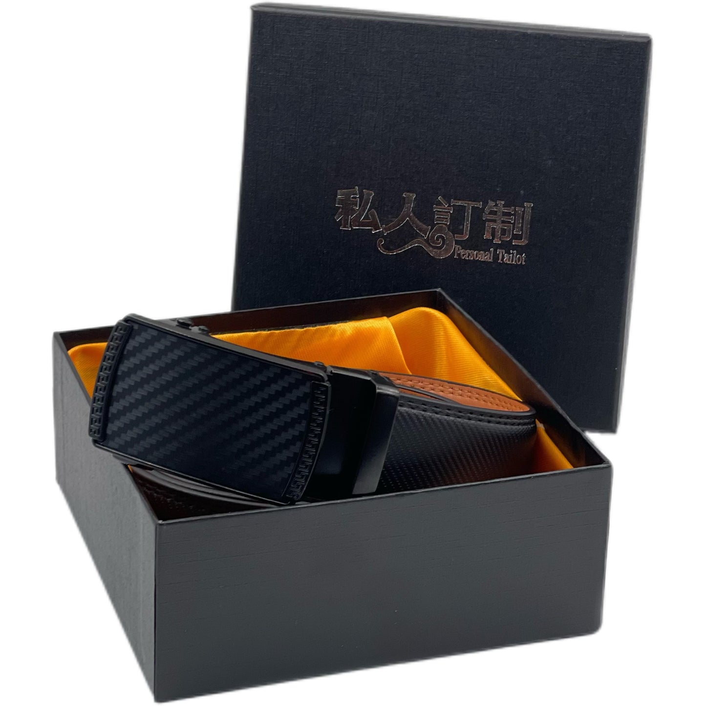 Blits | Carbon look riem voor heren