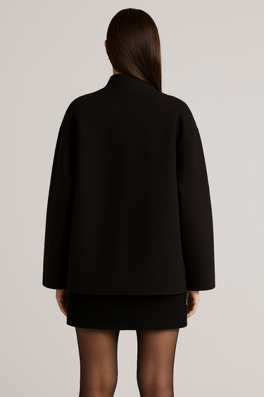 Oversized dubbelrijsjas voor dames 1