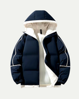 Oversizex gewatteerde jas met capuchon voor dames 1