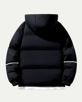 Oversizex gewatteerde jas met capuchon voor dames 4