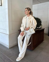 Sadie Boucle Cropped Jasje voor Dames 3