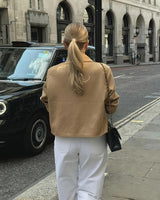 Suède jack met knoopjes voor dames 3