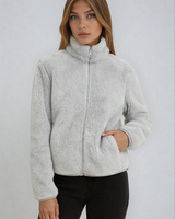 Warme, comfortabele fleecejas voor dames 0