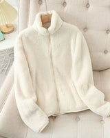 Warme, comfortabele fleecejas voor dames 2