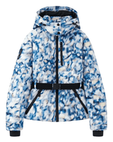 Waterdichte, geïsoleerde gewatteerde ski-jas voor dames met riem 4