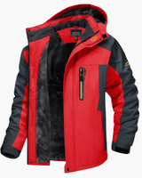 Waterdichte fleecegevoerde capuchonjas voor buitenactiviteiten 3