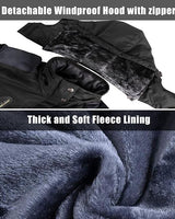 Waterdichte fleecegevoerde capuchonjas voor buitenactiviteiten 5
