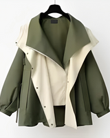 Waterdichte windjack met gelaagde capuchon voor dames 4