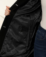 Winter trenchcoat met enkele rij knopen voor dames 2