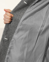 Winter trenchcoat met enkele rij knopen voor dames 4