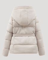 Winterpufferjack met capuchon voor dames 1