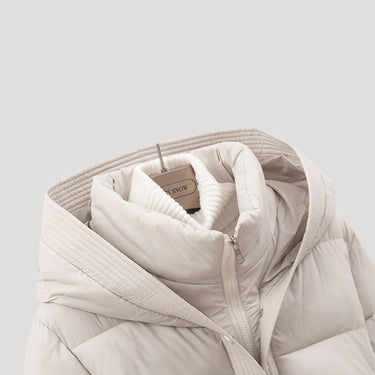 Winterpufferjack met capuchon voor dames 3