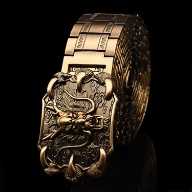 Robuust | ijzeren buckle riem heren