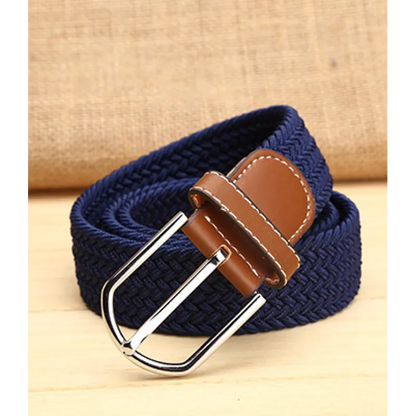 Elastische heren riem | Egaal kleurpatroon